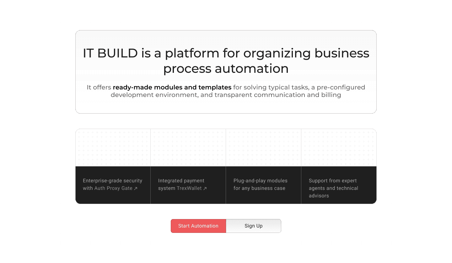 IT Build website design