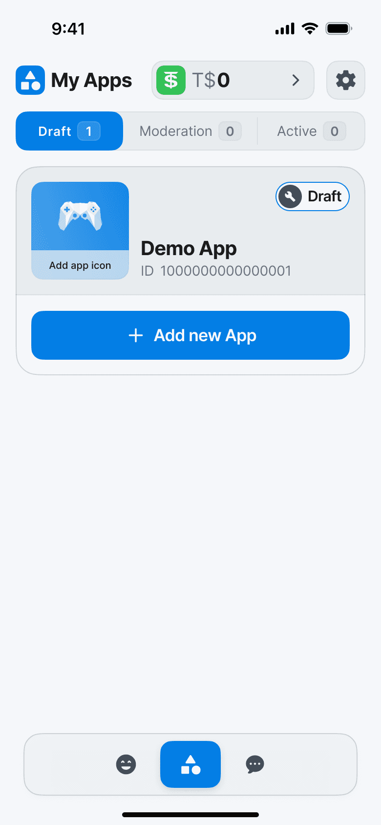 Developer application management